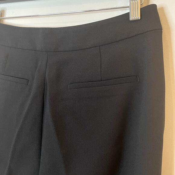J.Crew Factory Crepe Straight Leg Cropped Pant Office RTO Date CG401 Black T4 - Picture 9 of 14